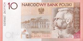 10 zł 2008 Piłsudski
