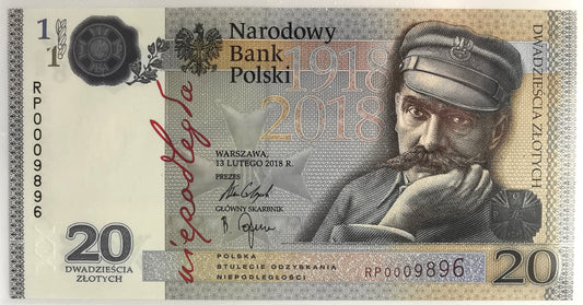 20 zł 2018 Niepodległość